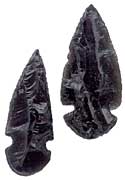 Obsidian Arrowheads