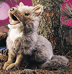 Folkmanis Plush Hand Puppet - Coyote