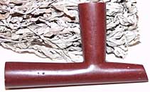 Catlinite Pipe Bowl by Alan Monroe - T-Bowl - Large