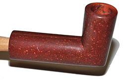 Catlinite Pipe Bowl by Alan Monroe - Elbow / L-Bowl - Large