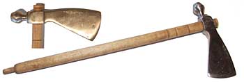 Iron Smoking Tomahawk - French Trader - Round Bowl