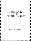 Dictionary of Modern Lakota