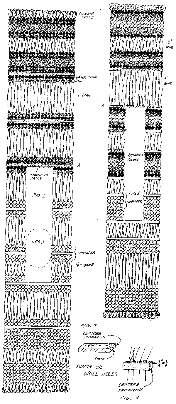 Instructions for an indian breast plate